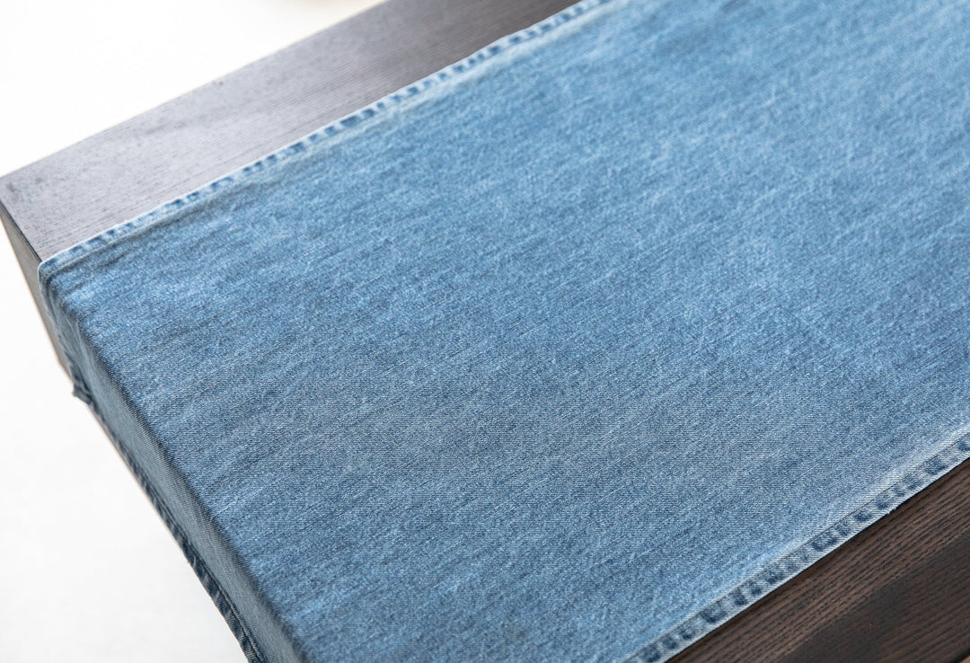 Minimal Denim Table Runner