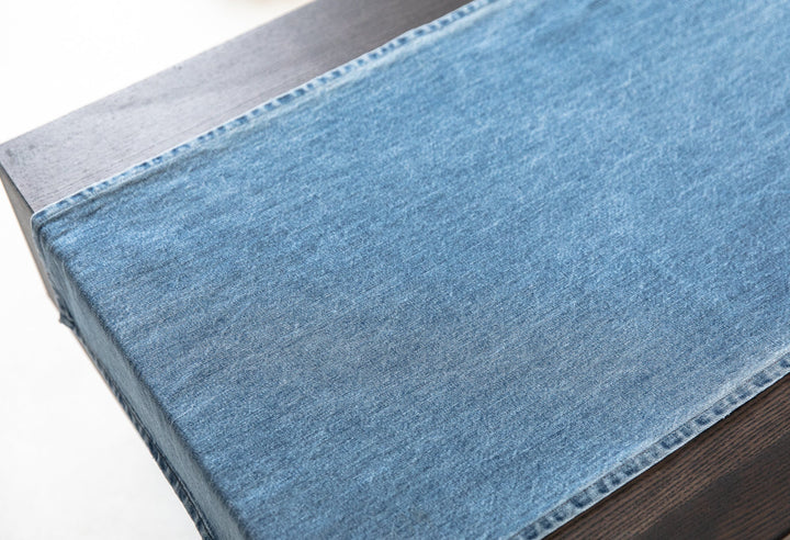 Minimal Denim Table Runner