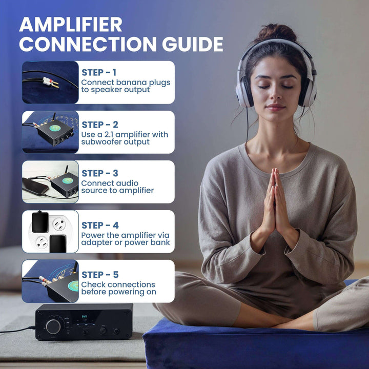 Premium Vibroacoustic Zafu Meditation Cushion Bundle