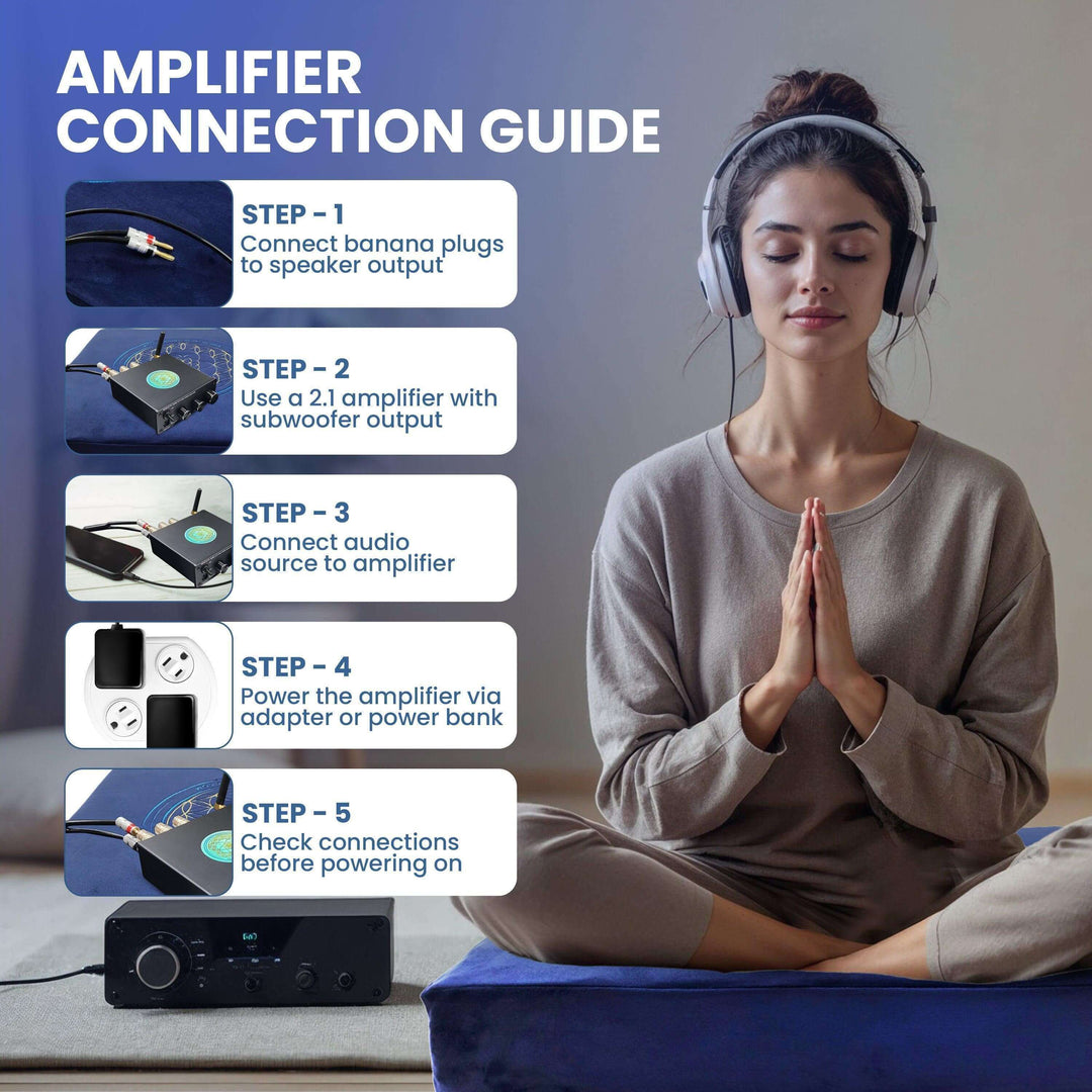 Premium Vibroacoustic Therapy Meditation Cushion Bundle