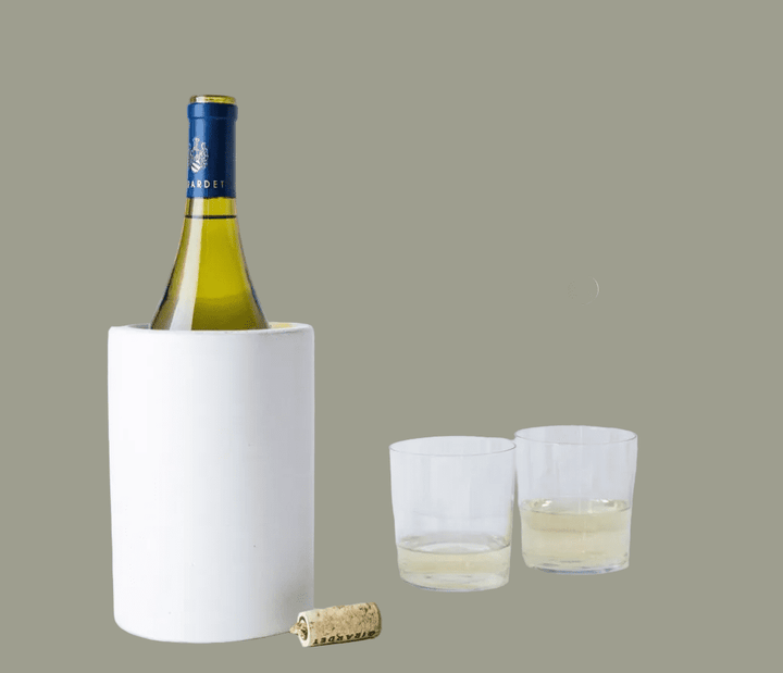 Concrete Kitchen Set (White) — Storage, [material], Port Living Co.