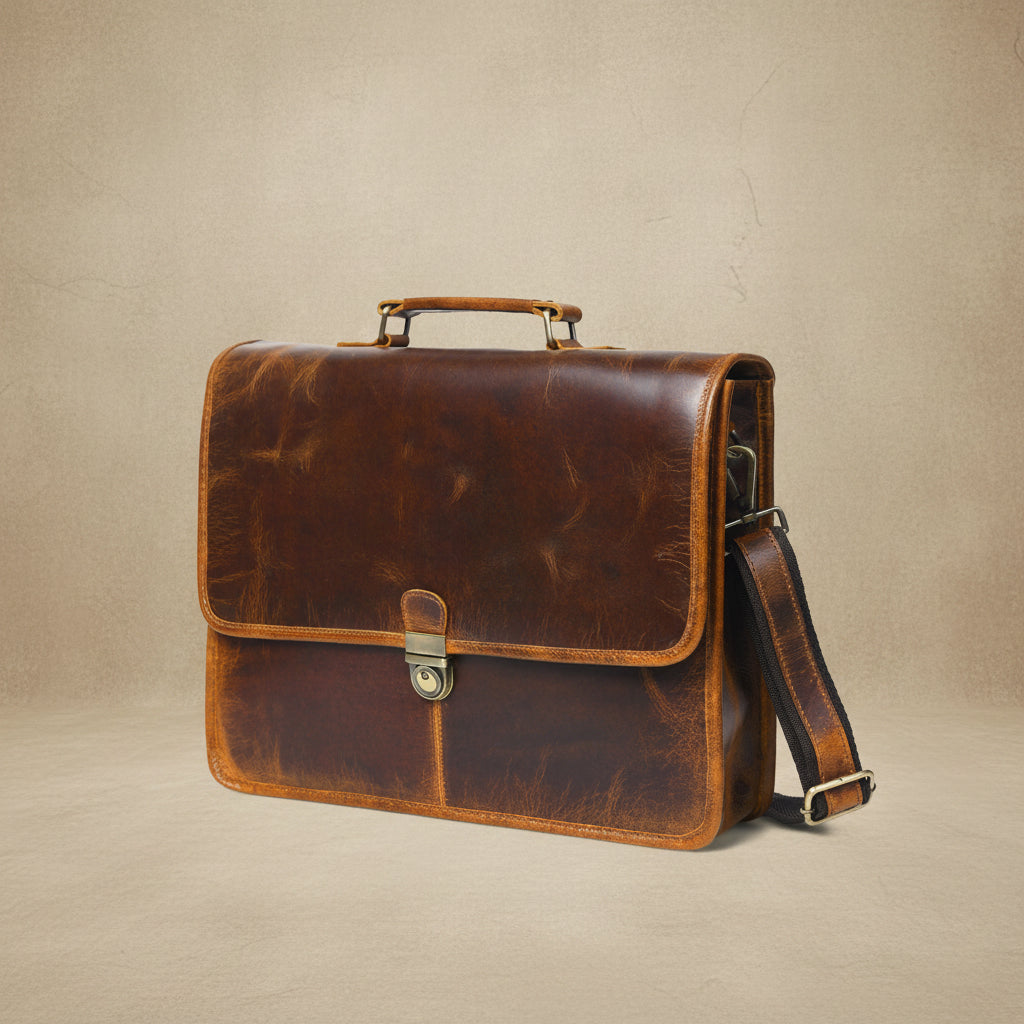 Buffalo Leather Executive Briefcase