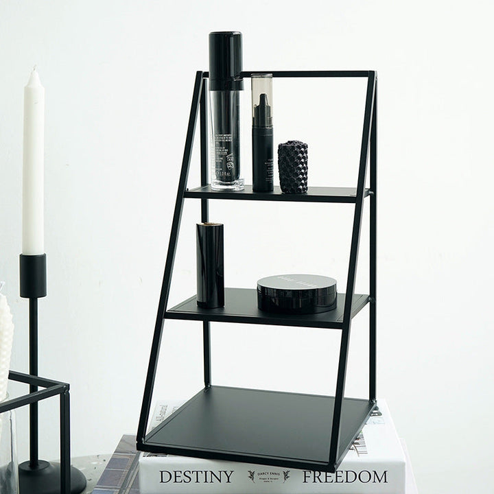 Tea Break Dessert Rack Set Simple Modern Black Iron Cake Plate Marble Tray Creative Cake Rack