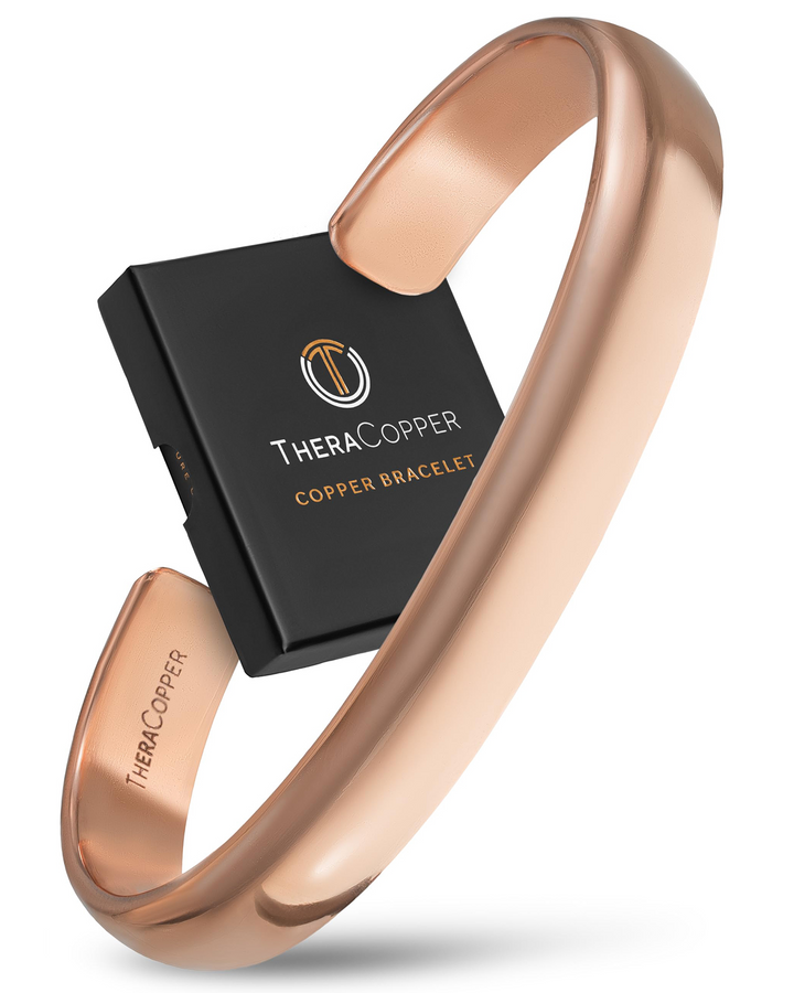 Plain copper cuff bracelet, smooth wide band with no engraving