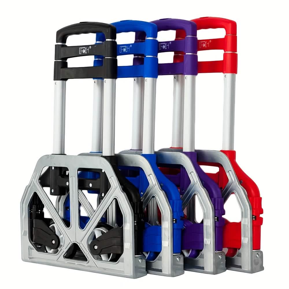 Folding Aluminum Hand-Cart and Dolly–165 lb Capacity