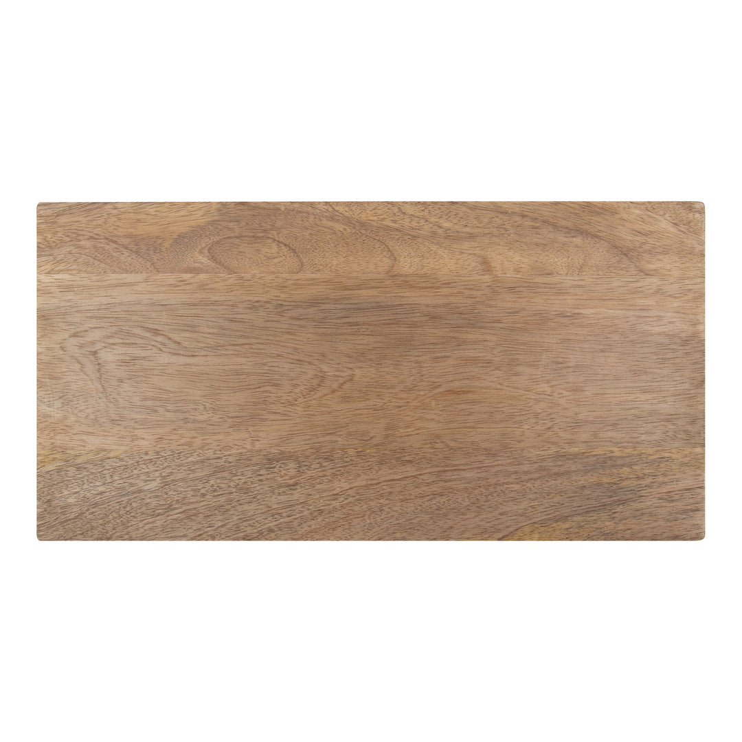 Karlsen Wood and Metal Slim Side Table