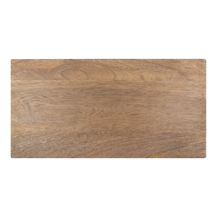 Karlsen Wood and Metal Slim Side Table