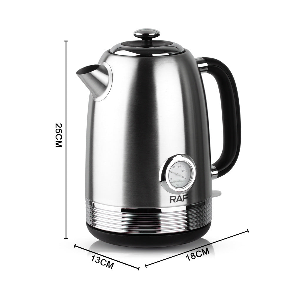 High‑Power Stainless Steel Electric Kettle