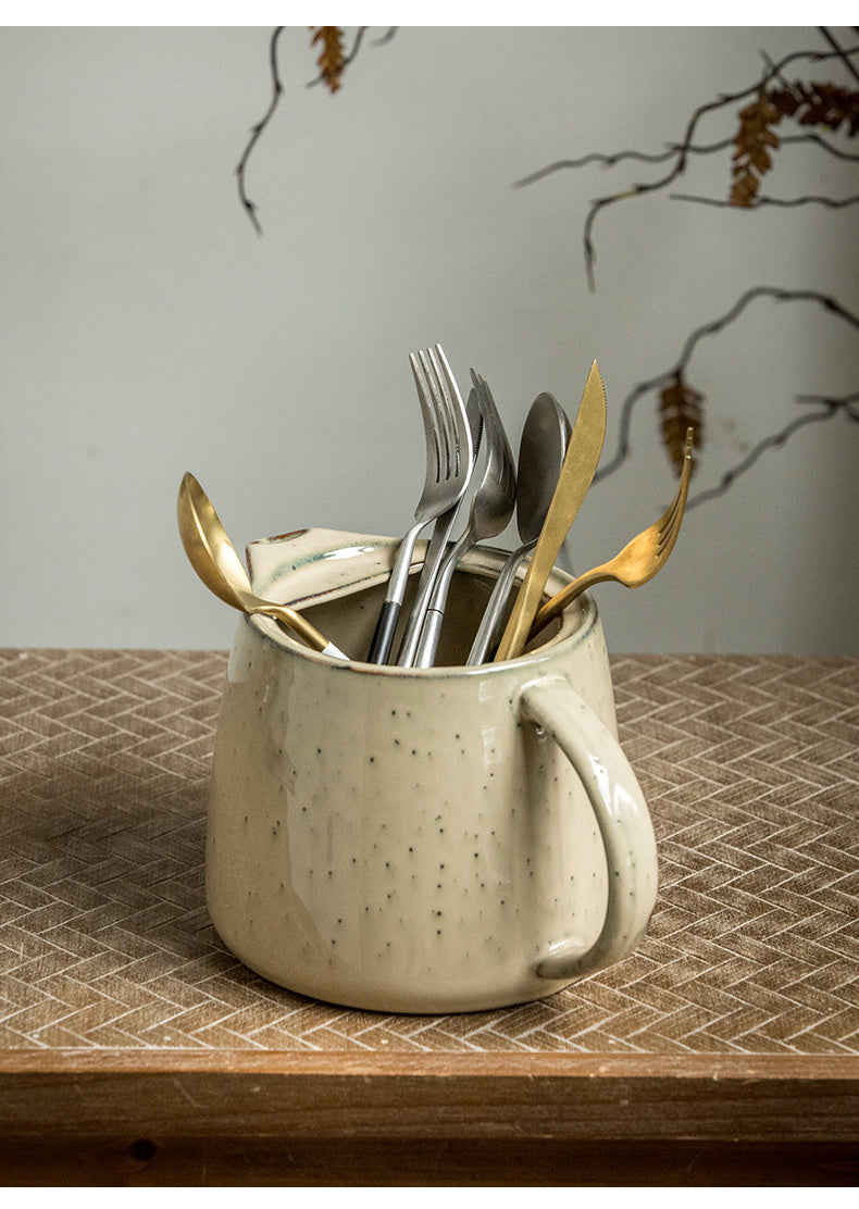 Ceramic Storage Bucket—Natural Variations