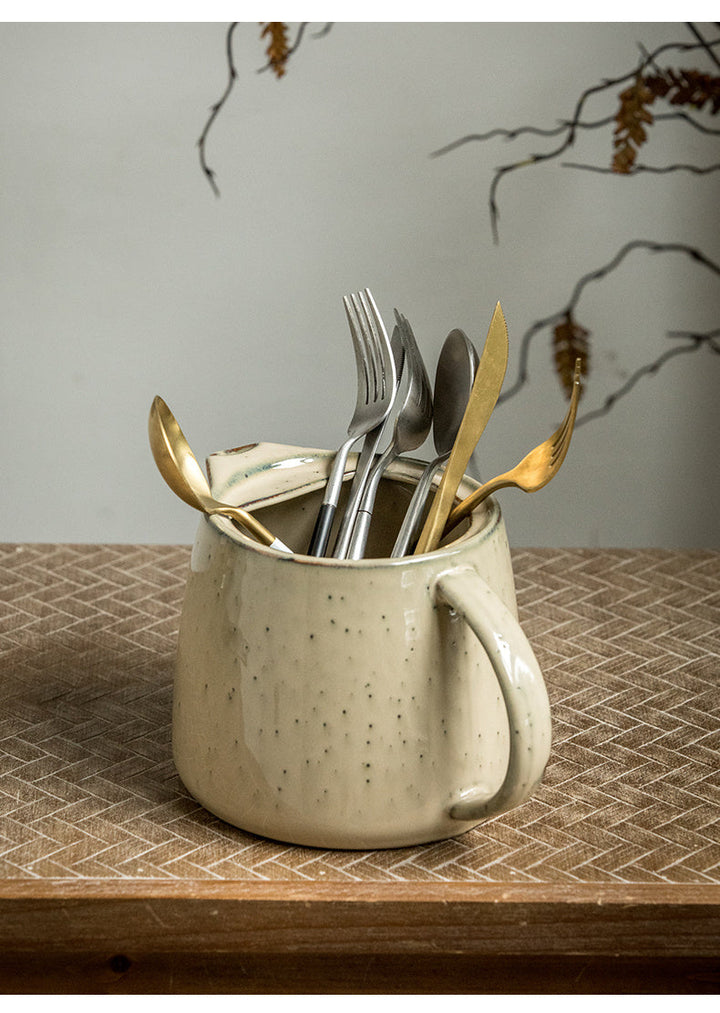 Ceramic Storage Bucket—Natural Variations