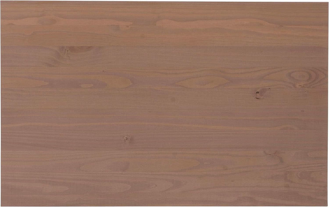 Black Pecan Five Seat Dining Set With Storage Benches