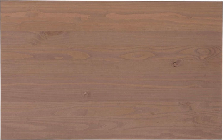 Black Pecan Five Seat Dining Set With Storage Benches