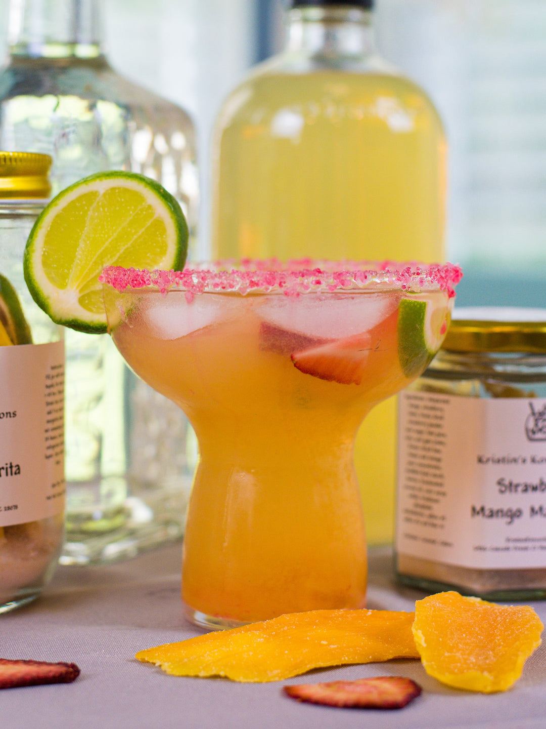 Margarita Cocktail Kit Gift Set – Spicy Jalapeño, Pineapple & Strawberry Mango