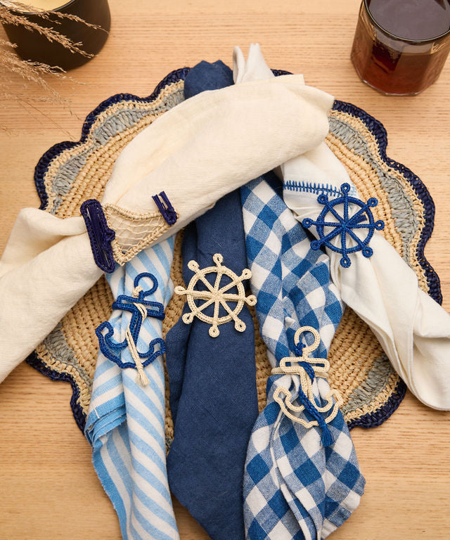 Nautical Anchor Napkin Rings