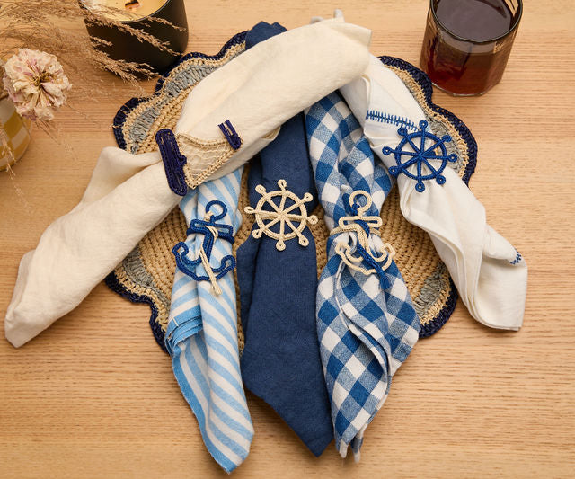 Nautical Anchor Napkin Rings