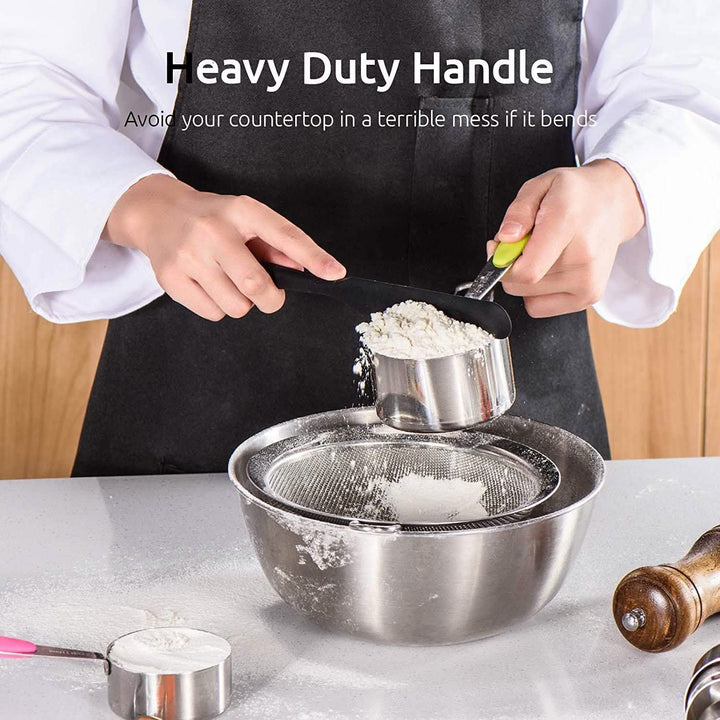 Stainless Steel Measuring Cups & Spoons Set — 10‑Piece