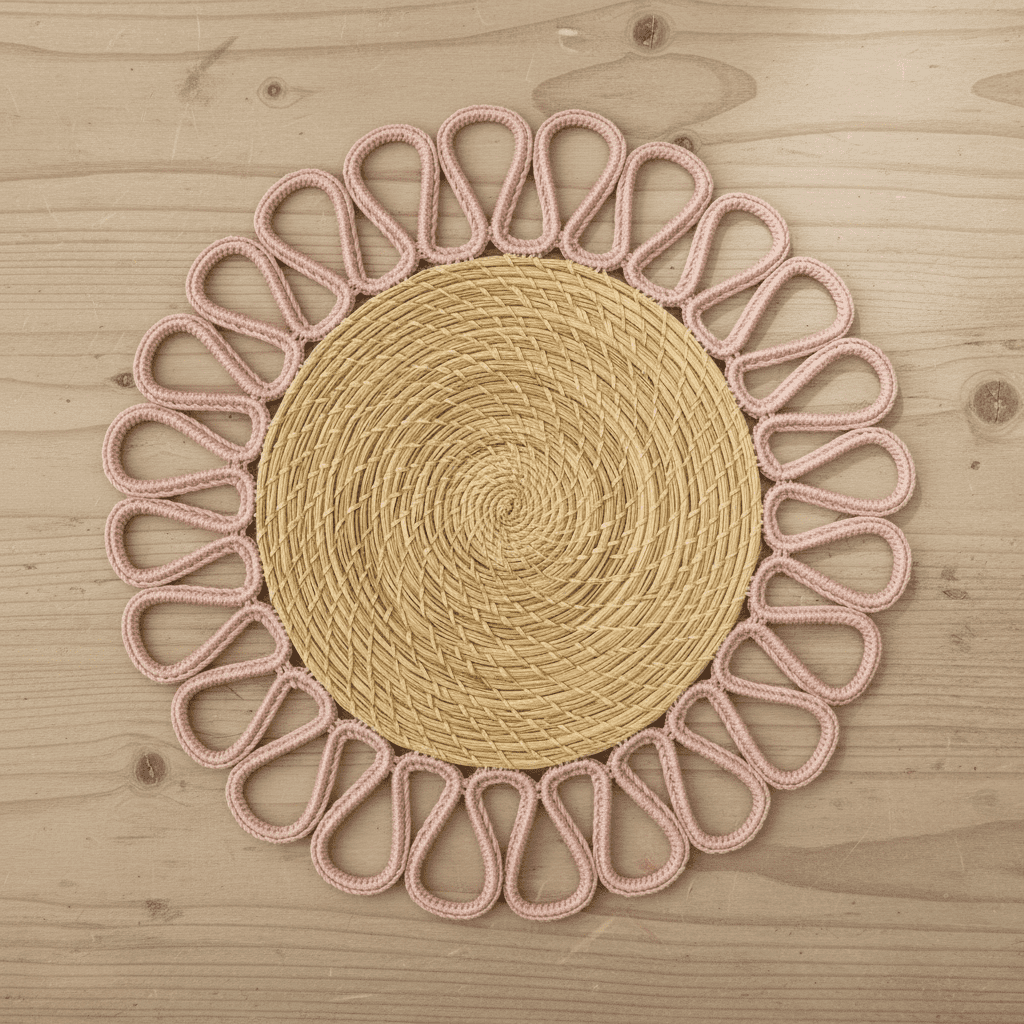 Harmony Handwoven Iraca Placemat — Placemats, [material], MacondoForever