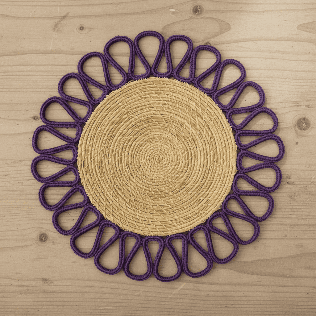Harmony Handwoven Iraca Placemat — Placemats, [material], MacondoForever