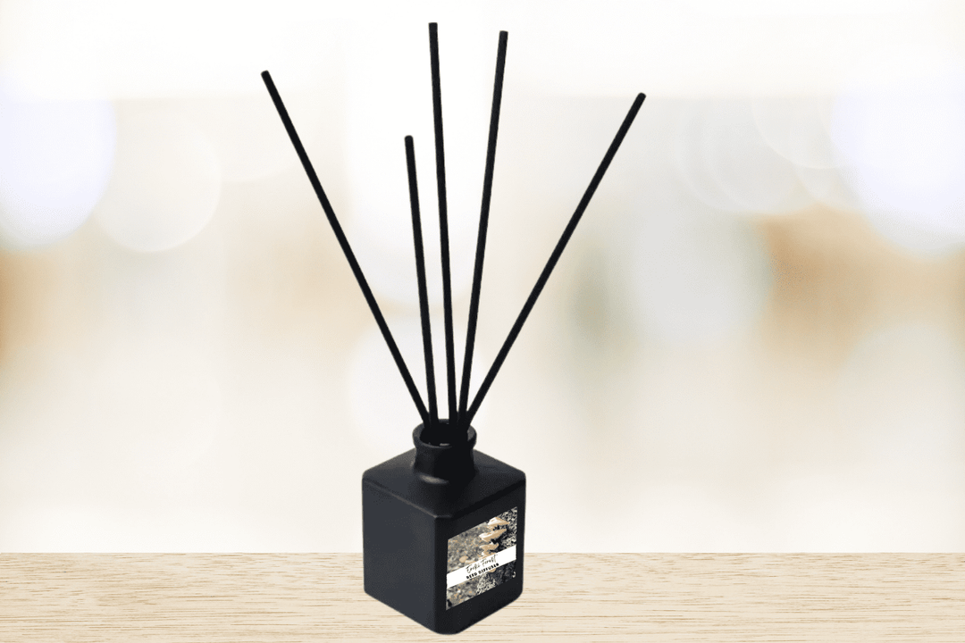 Reed Diffuser | Bold & Masculine | Wood Smoke Obsidian