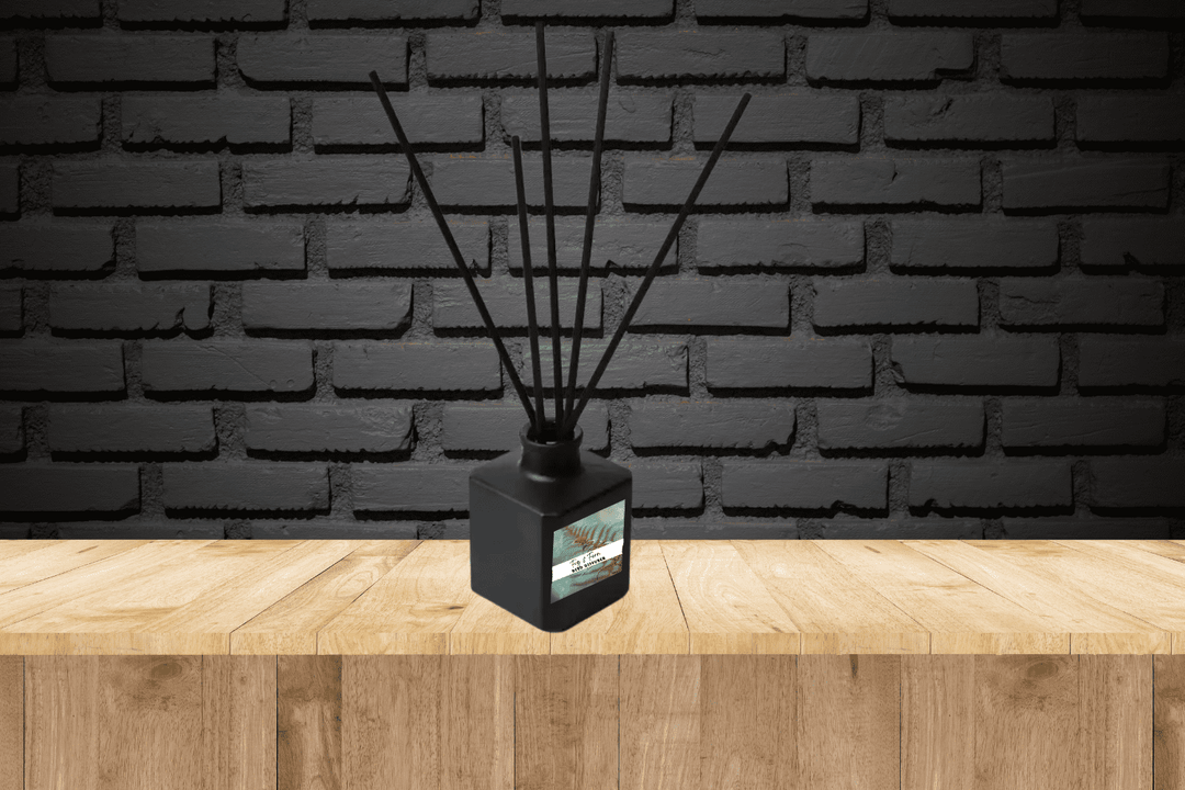 Reed Diffuser | Bold & Masculine | Wood Smoke Obsidian