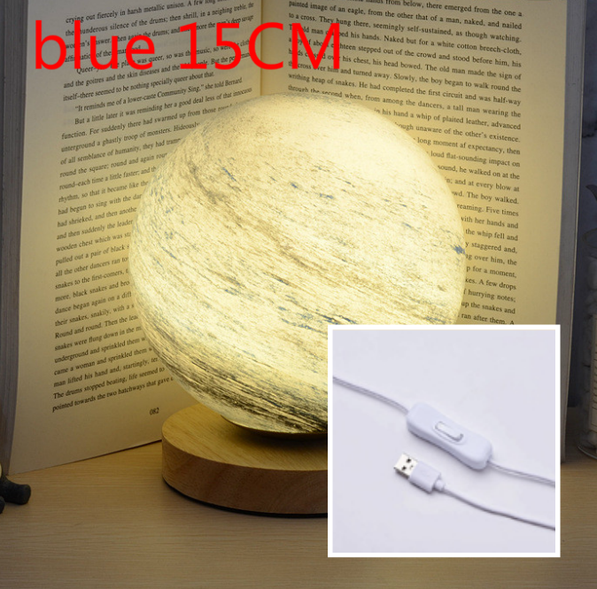 Orbital Spiral Moon Lamp