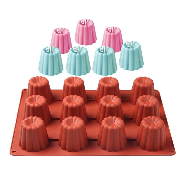 12 Cavity Silicone Mold Cake Mold Muffin Cupcake Baking Tray Dessert Pastry Cake Decorating Tools Nonstick Cannel Mold Baking Cake Pan For Bread Muffin Cake Baking Pan Kitchen Baking Molds