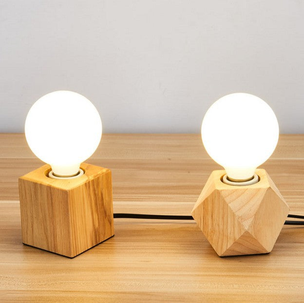 Nordic Solid Wood Lamp