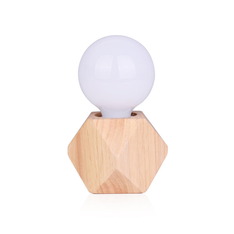 Nordic Solid Wood Lamp