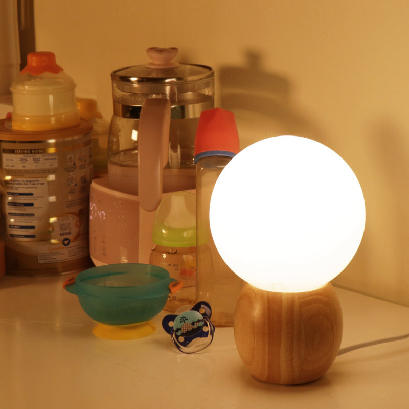 Nordic Solid Wood Lamp