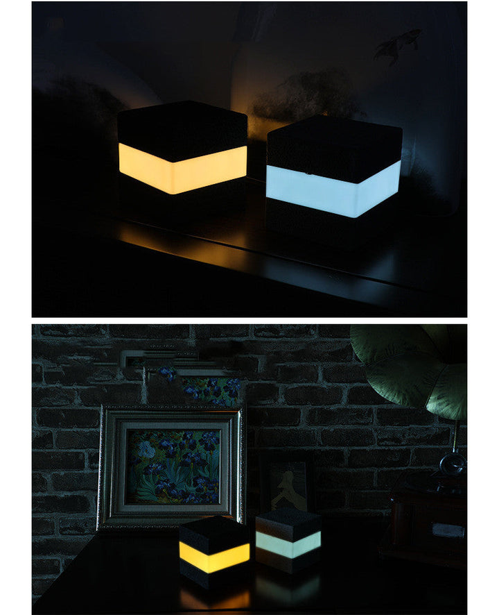 Monolith Cube Touch Lamp