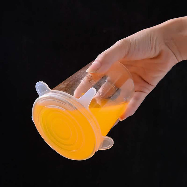 Reusable Silicone Stretch Lids (6‑Pack)