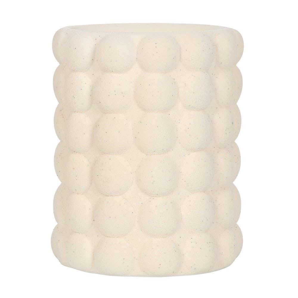 Cream Speckle Bubble Tealight Wax Warmer