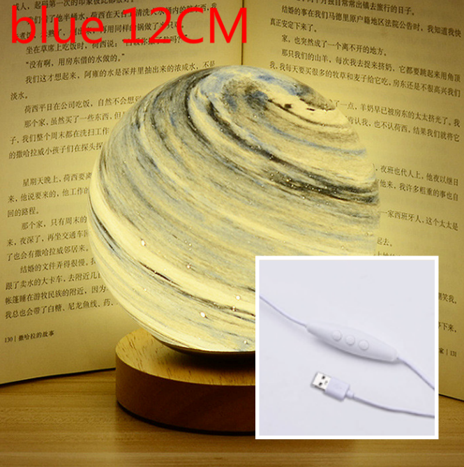 Orbital Spiral Moon Lamp