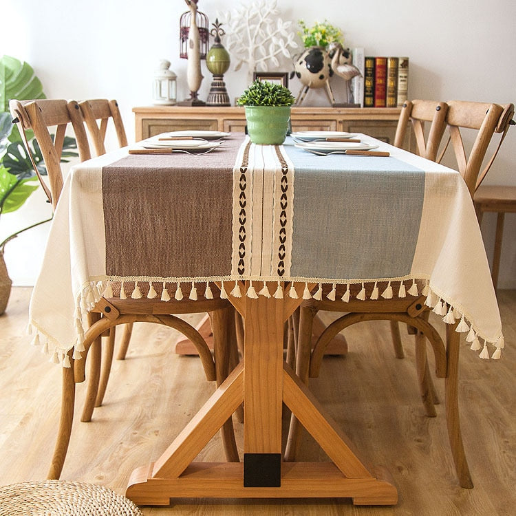 Stylish Linen Table Cloth