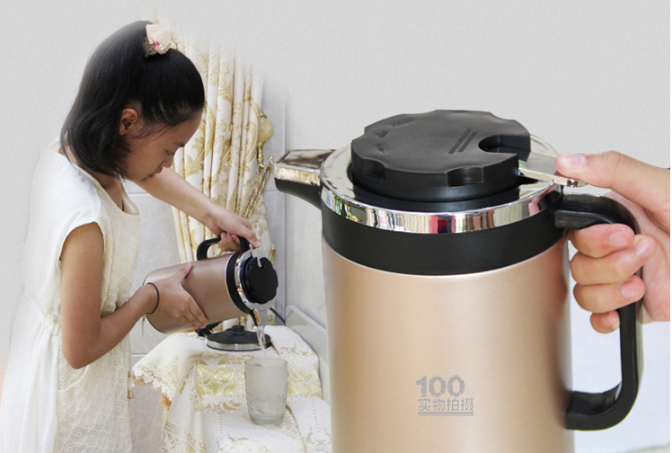Double‑Insulated Stainless Steel Electric Kettle—1.8L