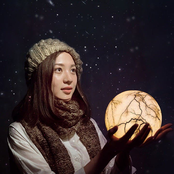 Marbled Moon Lamp