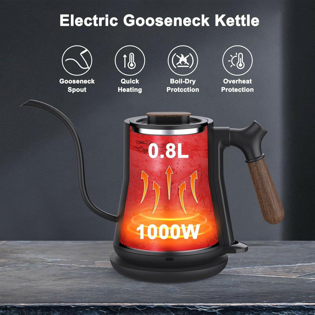 Gooseneck Electric Kettle—1.0L