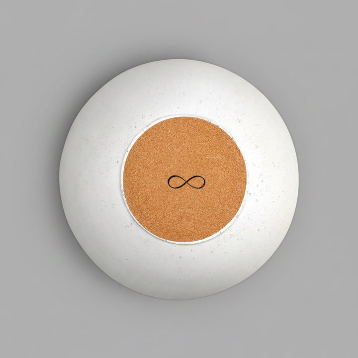 Concrete Infinity Bowl: White