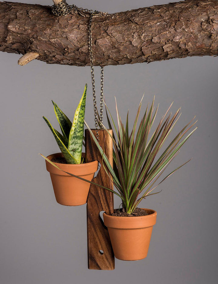 6 Pot Hanging Plant Holder - 3 piece set — plant holder, [material], Kalmar Home