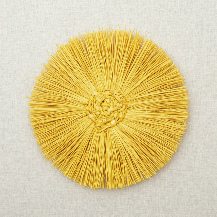 Pom Pom Handwoven Iraca Napkin Ring