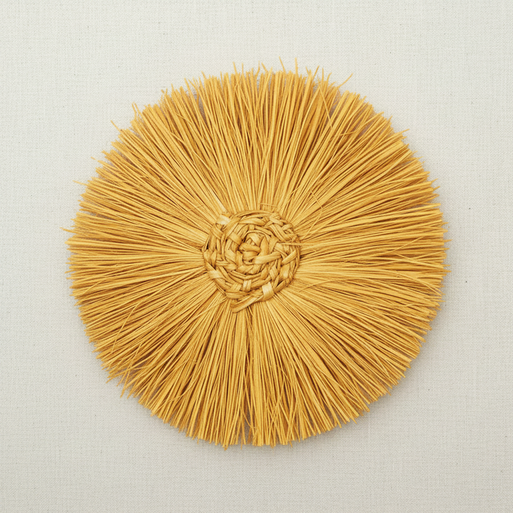 Pom Pom Handwoven Iraca Napkin Ring