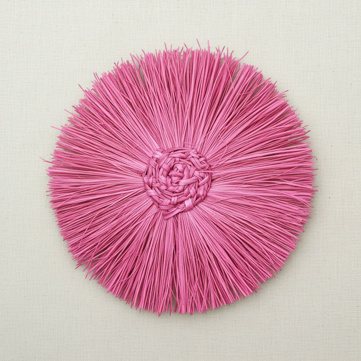 Pom Pom Handwoven Iraca Napkin Ring