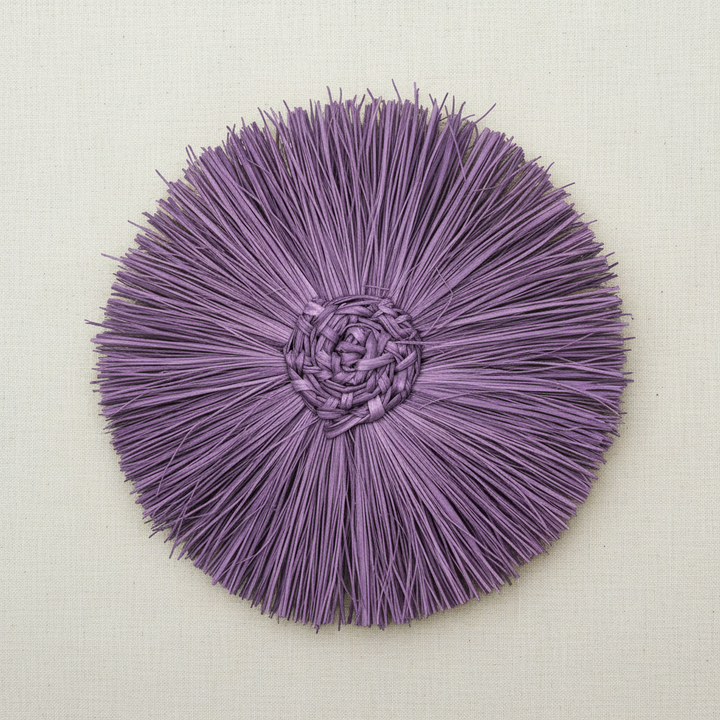 Pom Pom Handwoven Iraca Napkin Ring