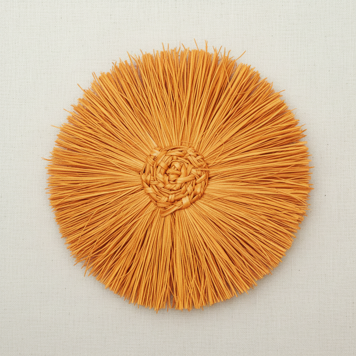 Pom Pom Handwoven Iraca Napkin Ring