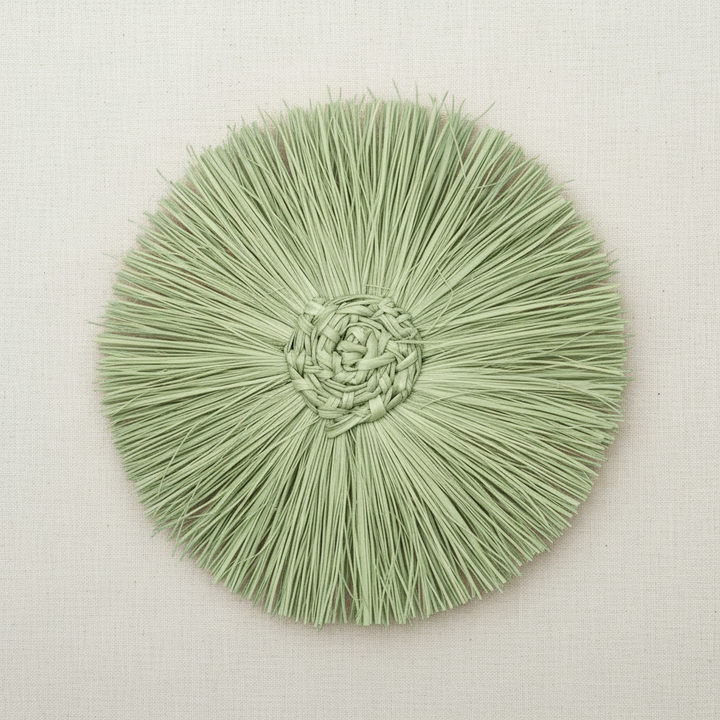 Pom Pom Handwoven Iraca Napkin Ring