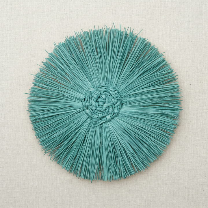 Pom Pom Handwoven Iraca Napkin Ring