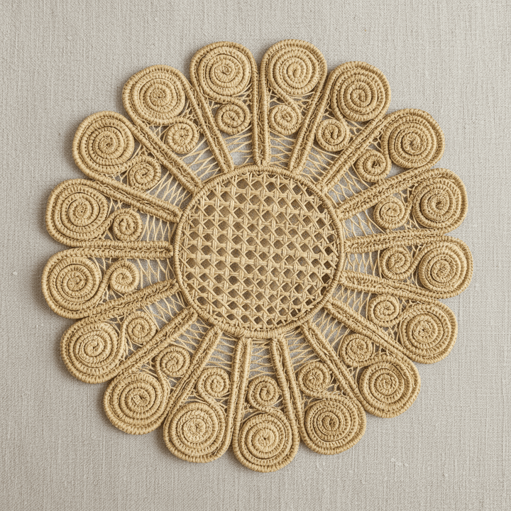 Elegance Handwoven Iraca Placemat — Placemats, [material], MacondoForever