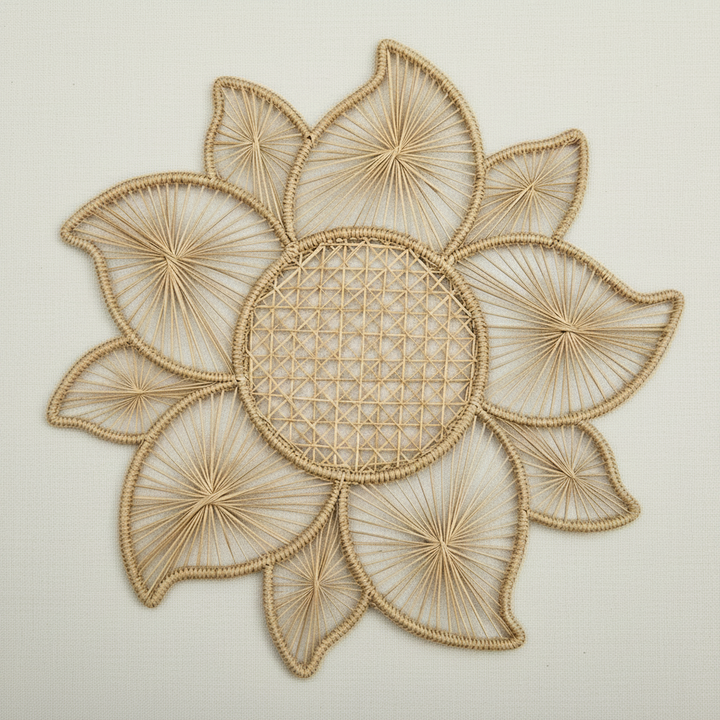 Bloom Handwoven Iraca Placemat