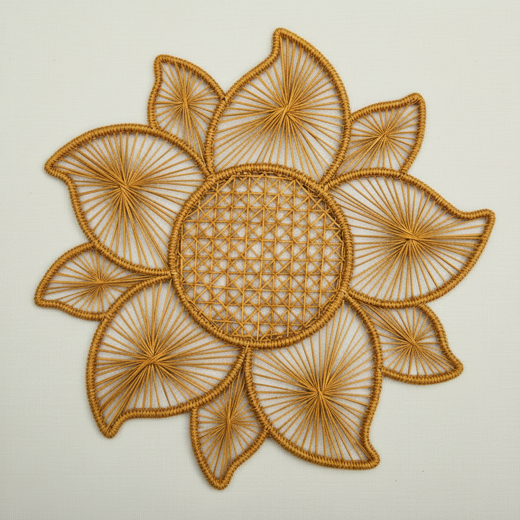 Bloom Handwoven Iraca Placemat