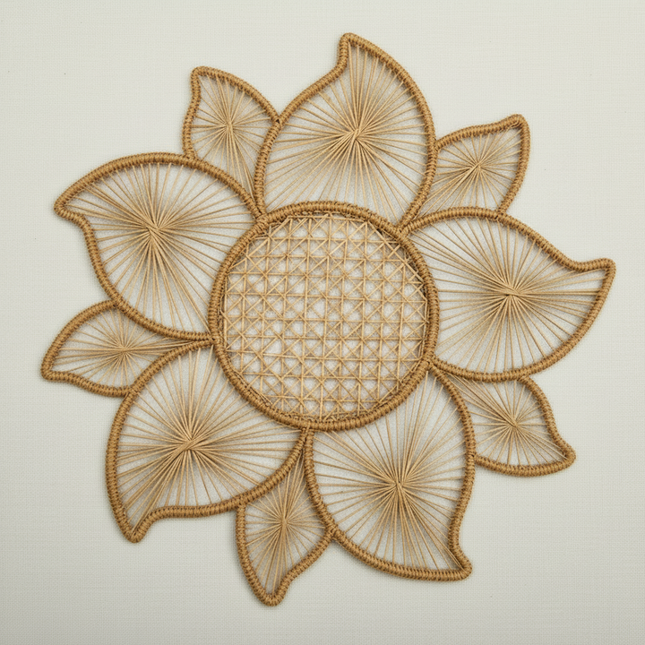 Bloom Handwoven Iraca Placemat